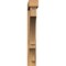 Ekena Millwork Balboa Block Rough Sawn Bracket w/ Offset Brace, Western Red Cedar, 6"W x 44"D x 44"H BKT0604X44X44BOA05RWR - alternate 3
